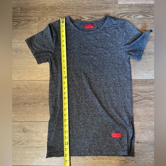 Haus of JR Harper SS Side Zip Tee Charcoal - Picture 5 of 11